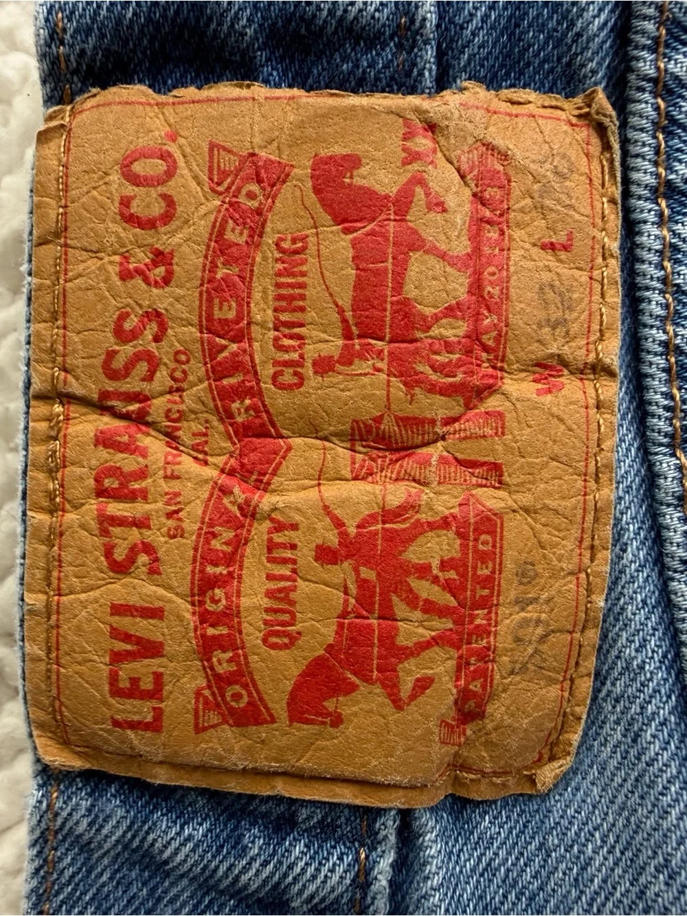 Levi's Vintage Wash Straight Leg Button Fly Jeans